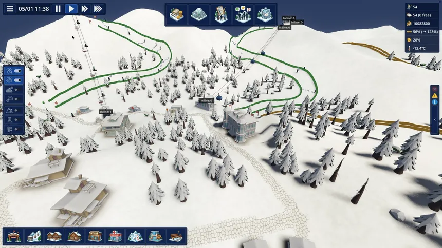 Скриншот 1 к игре Mountain Resort Manager