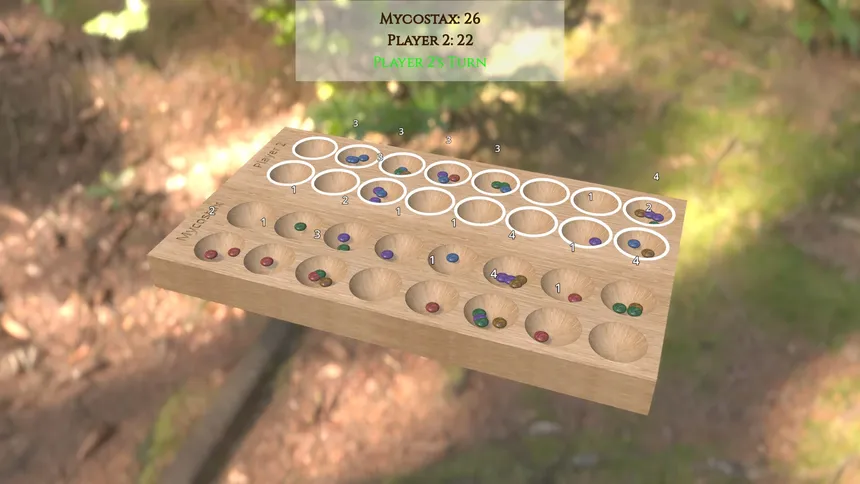 Скриншот 1 к игре Hus: The 4-Row Mancala