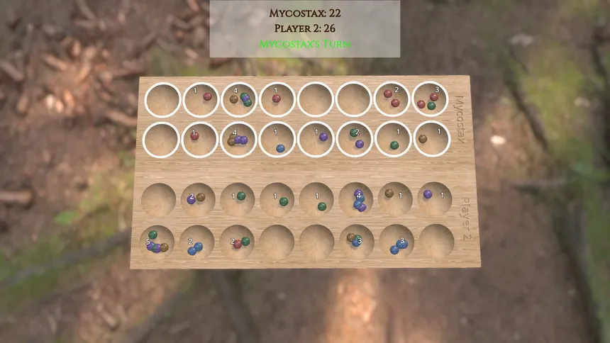 Скриншот 2 к игре Hus: The 4-Row Mancala