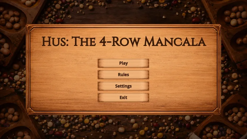 Скриншот 3 к игре Hus: The 4-Row Mancala
