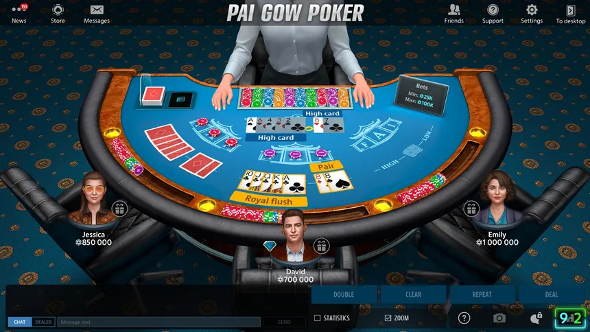 Скриншот 1 к игре Пай Гоу покер от Pokerist
