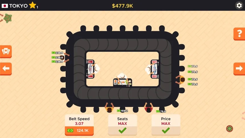 Скриншот 2 к игре Idle Sushi Bar Tycoon