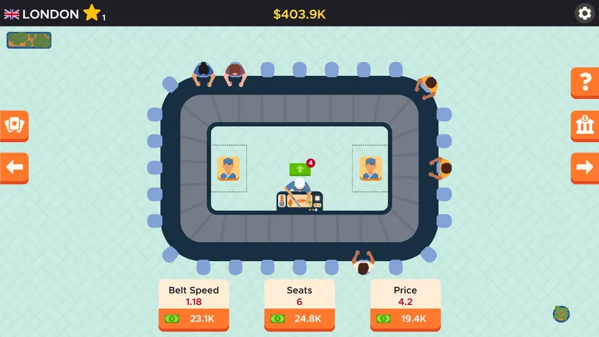Скриншот 3 к игре Idle Sushi Bar Tycoon