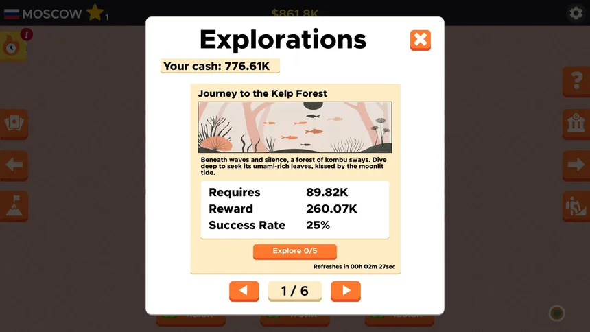 Скриншот 6 к игре Idle Sushi Bar Tycoon