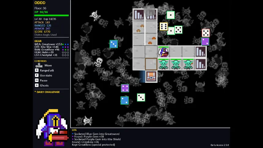 Скриншот 3 к игре One Dice Dungeon Delve