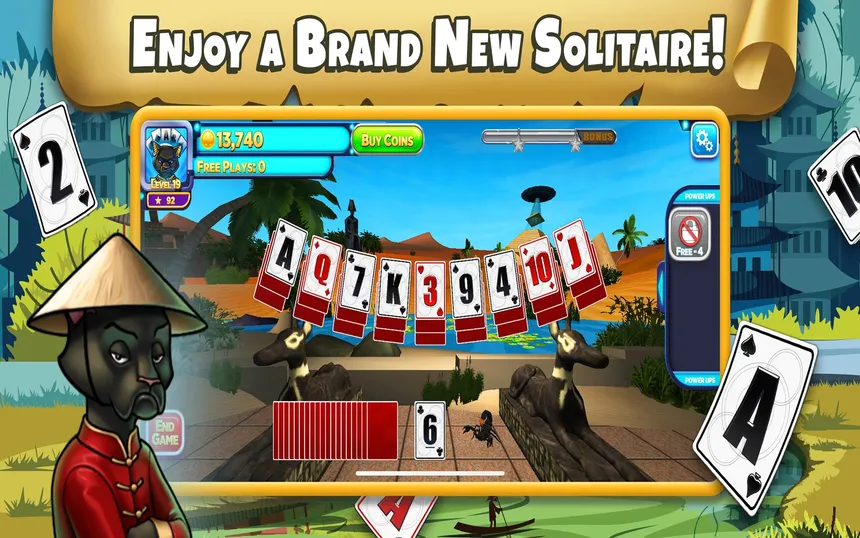Скриншот 1 к игре Solitaire Time Warp