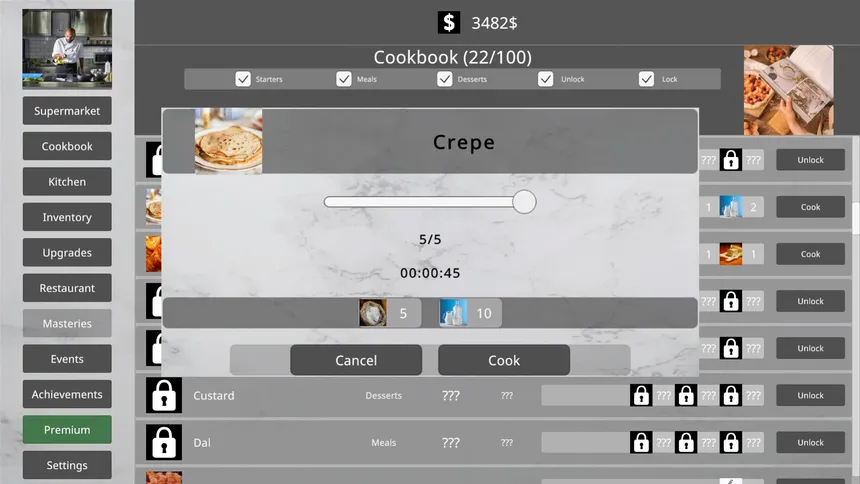Скриншот 1 к игре Professional Chef