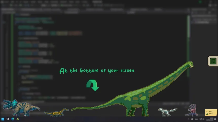 Скриншот 3 к игре DesktopSaurs