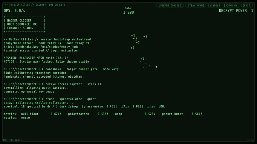 Скриншот 1 к игре Hacker Clicker