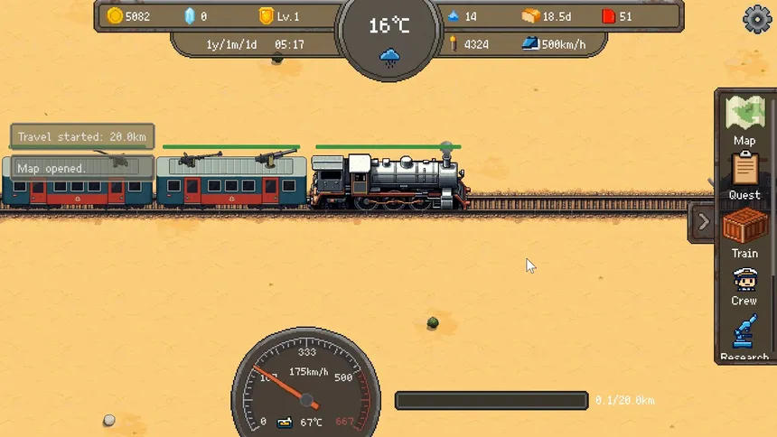 Скриншот 1 к игре Wasteland Train: Conductor