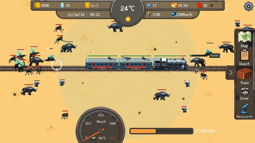 Скриншот 2 к игре Wasteland Train: Conductor