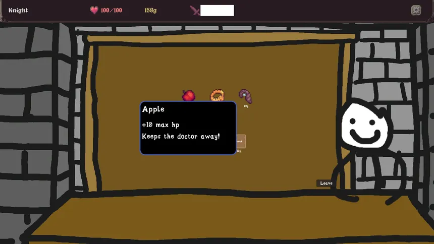 Скриншот 3 к игре Clack and Slash: Typing Roguelike