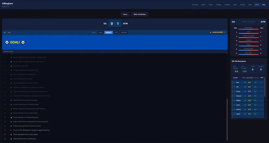 Скриншот 3 к игре Matchday Manager