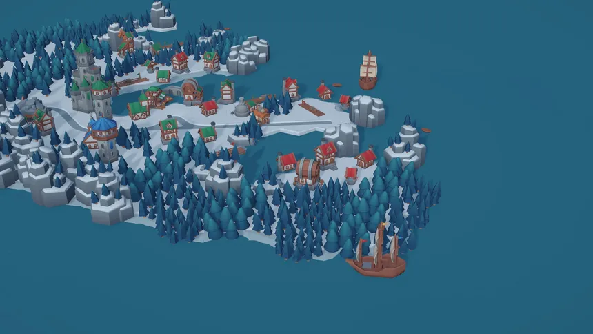 Скриншот 1 к игре Hexart City