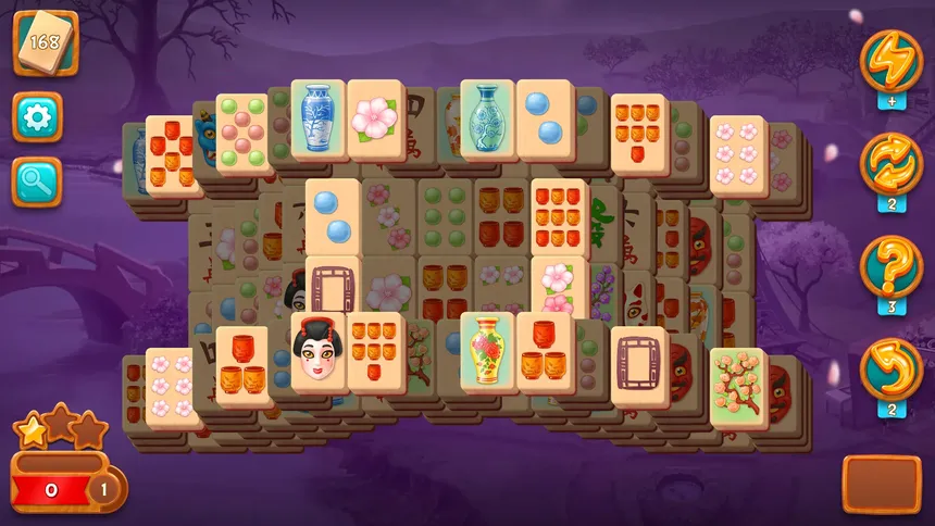 Скриншот 1 к игре Mahjong Fest: Sakura Garden