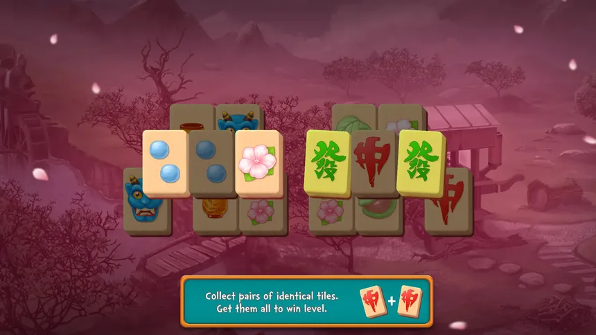 Скриншот 2 к игре Mahjong Fest: Sakura Garden