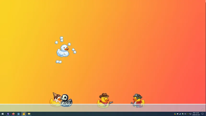 Скриншот 7 к игре Tiny Ducks: Desktop Bath