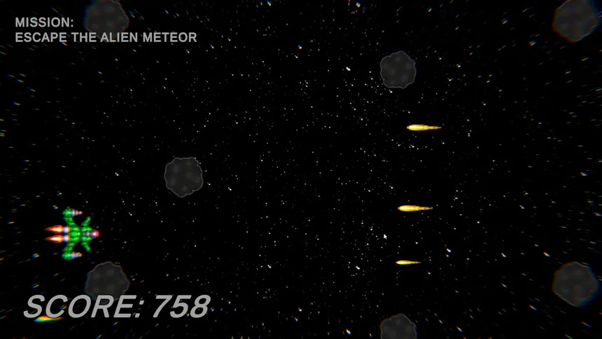 Скриншот 1 к игре Alien Meteor Escape