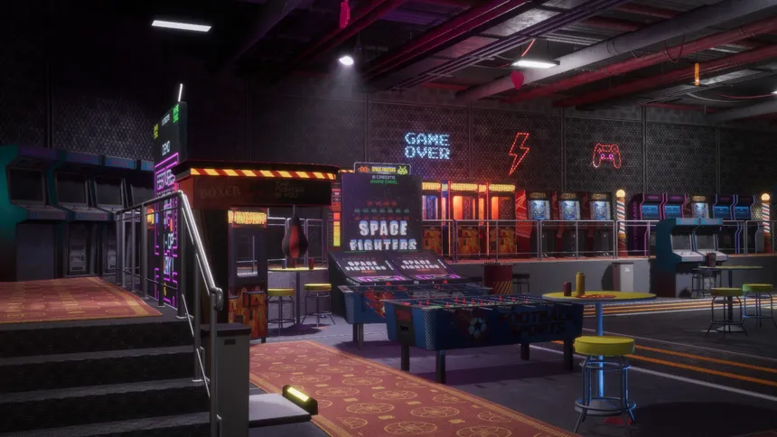 Скриншот 1 к игре Arcade Cafe Simulator