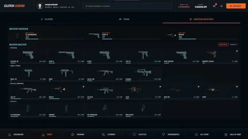 Скриншот 5 к игре Clutch Legend: FPS Career Simulator