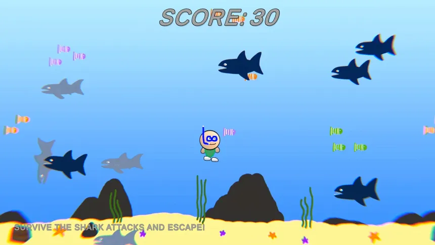 Скриншот 2 к игре Dangerous Shark Depths