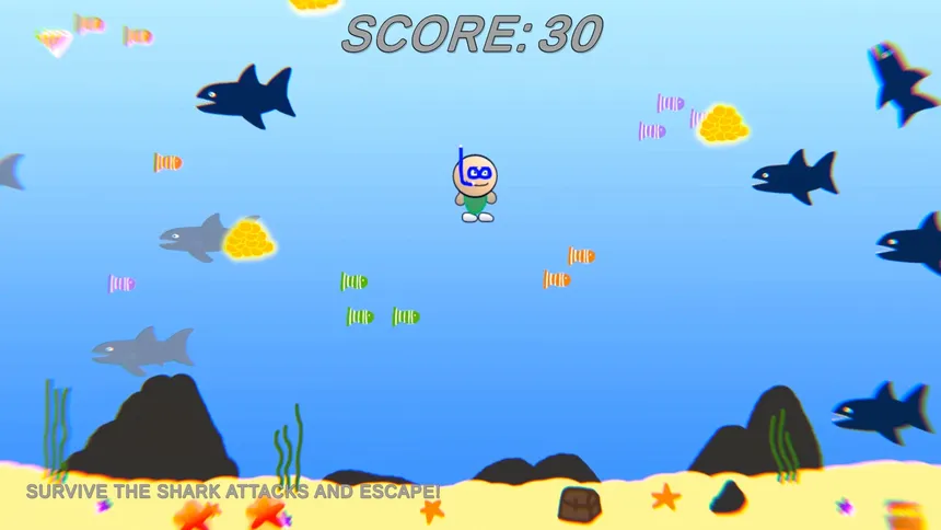 Скриншот 3 к игре Dangerous Shark Depths