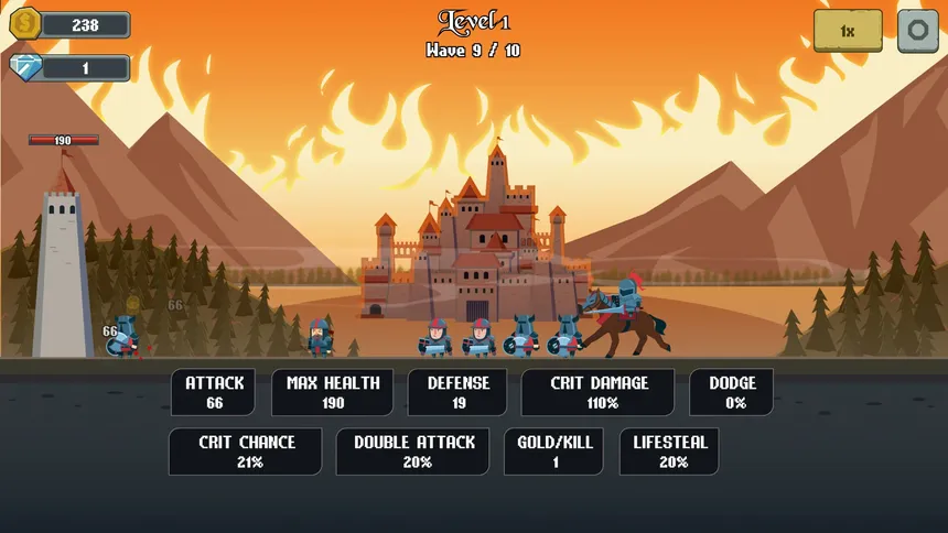 Скриншот 8 к игре Milord Idle Defense