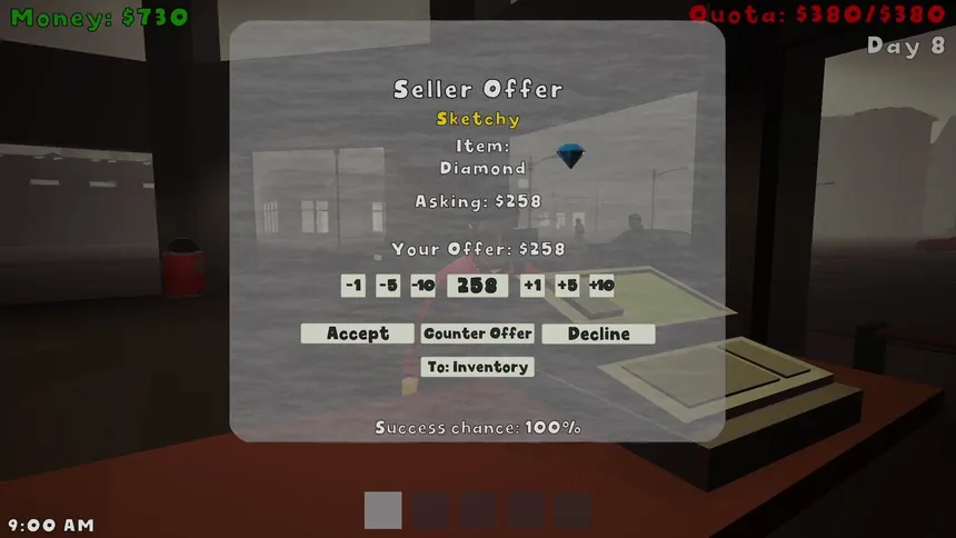 Скриншот 1 к игре One Man's Trash: Pawn Shop After Dark