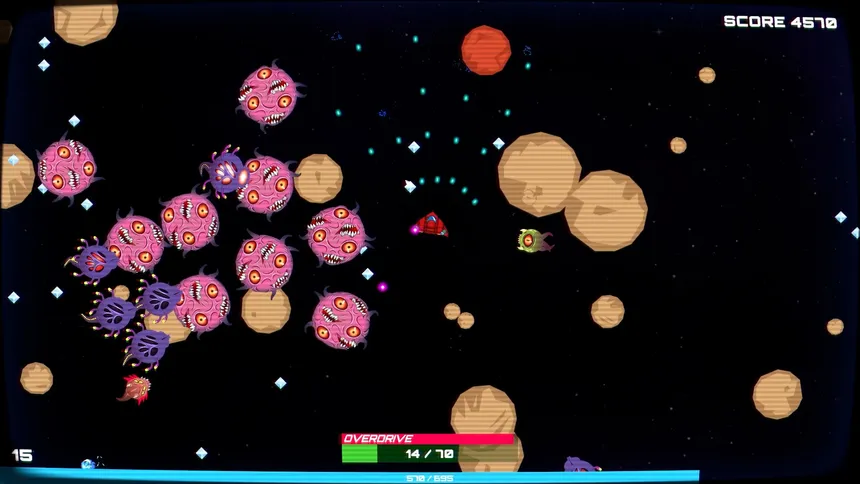 Скриншот 4 к игре Cosmic Flesh: Overdrive