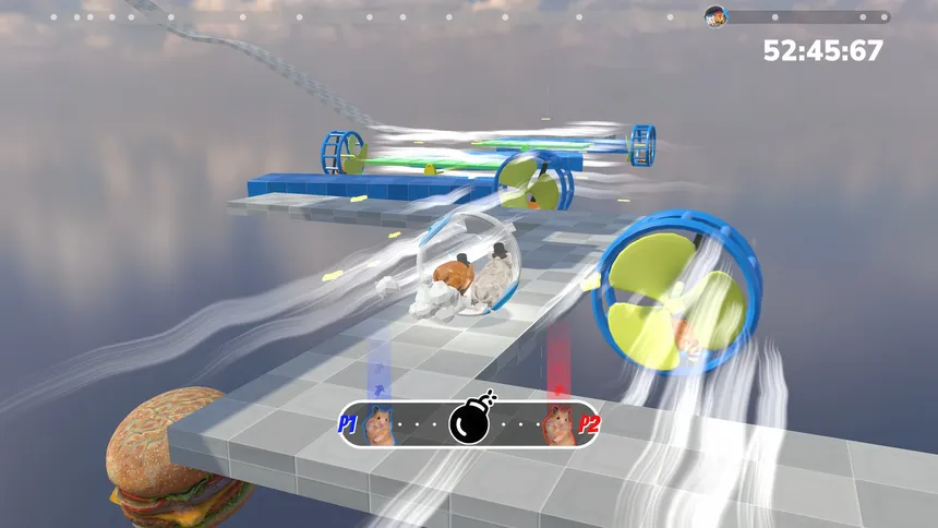 Скриншот 1 к игре Help! My Hamster Trapped Me In a Ball and I Can't Get Out Until I Clear This Obstacle Course