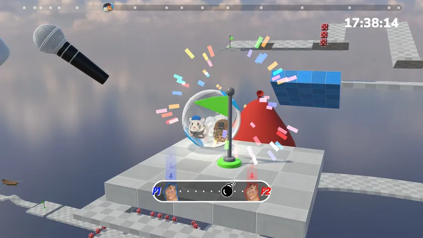 Скриншот 2 к игре Help! My Hamster Trapped Me In a Ball and I Can't Get Out Until I Clear This Obstacle Course