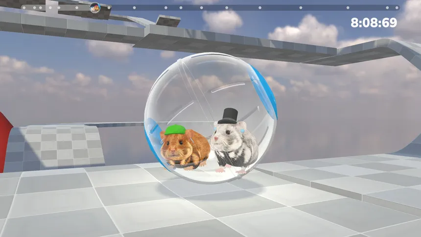 Скриншот 5 к игре Help! My Hamster Trapped Me In a Ball and I Can't Get Out Until I Clear This Obstacle Course