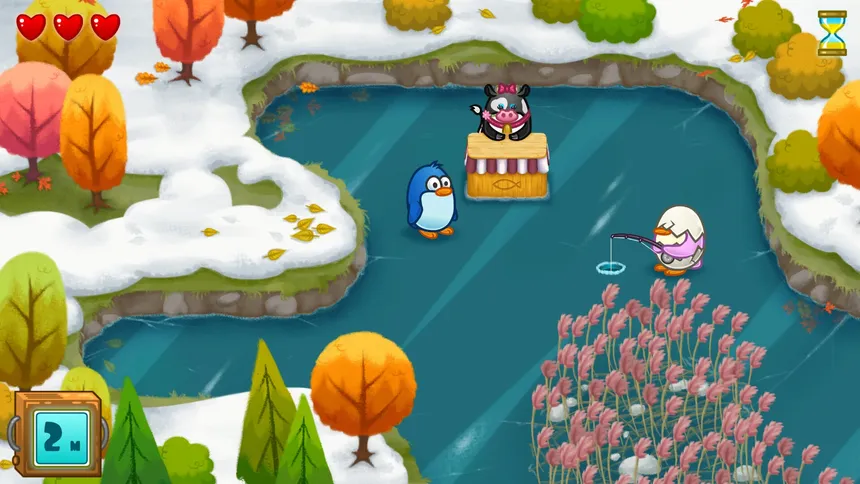 Скриншот 1 к игре Ice Pond: An Ice Fishing Adventure
