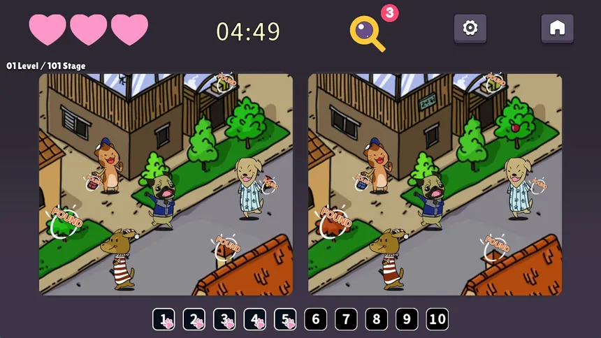 Скриншот 2 к игре Spot the Difference: Detective Neko