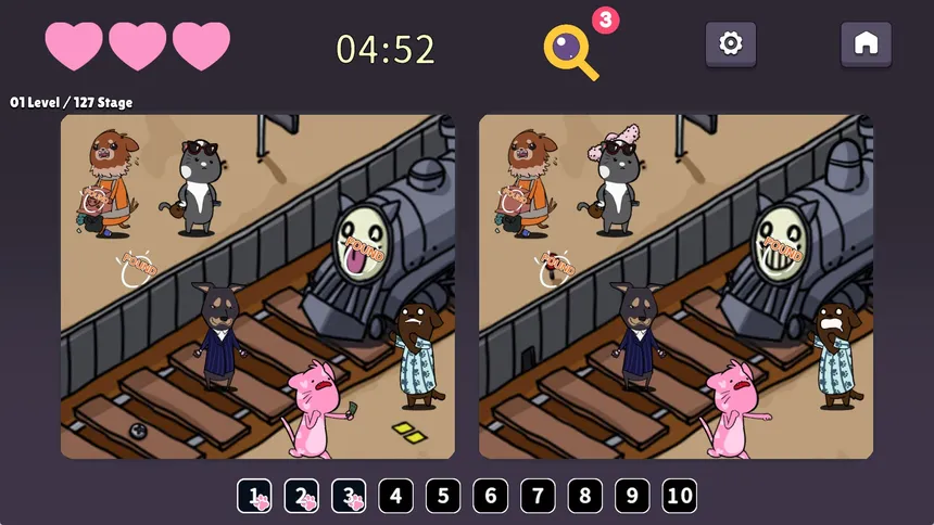 Скриншот 3 к игре Spot the Difference: Detective Neko