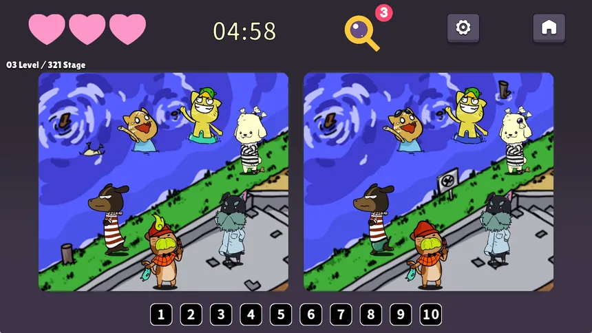 Скриншот 4 к игре Spot the Difference: Detective Neko