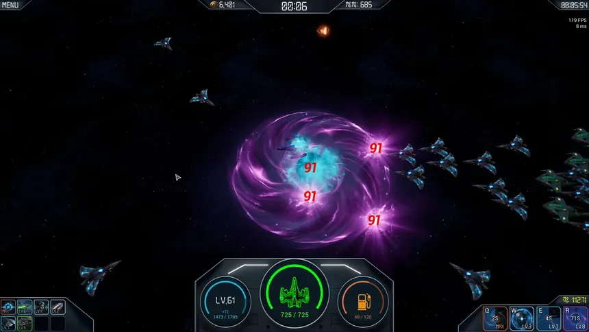 Скриншот 8 к игре Solitary Astral Voyage