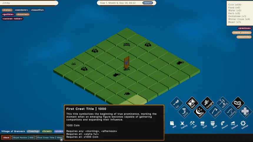Скриншот 2 к игре Arduus: Minimalist Open World Survival Craft RPG