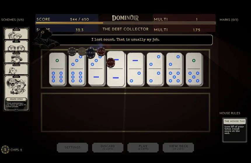 Скриншот 1 к игре Dominoir