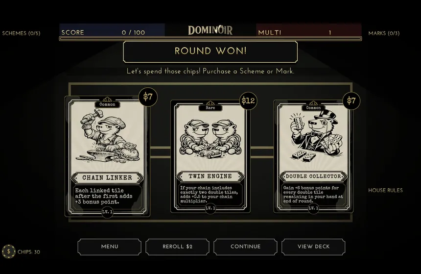 Скриншот 2 к игре Dominoir