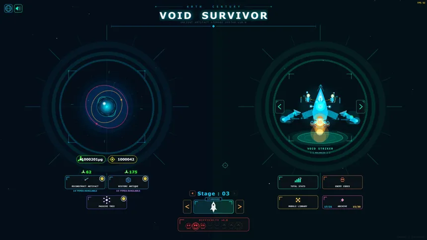 Скриншот 1 к игре 40th Century: Void Survivor