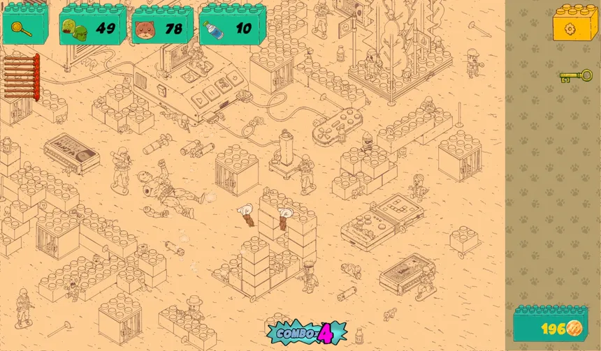 Скриншот 3 к игре Tiny Cats vs Toys