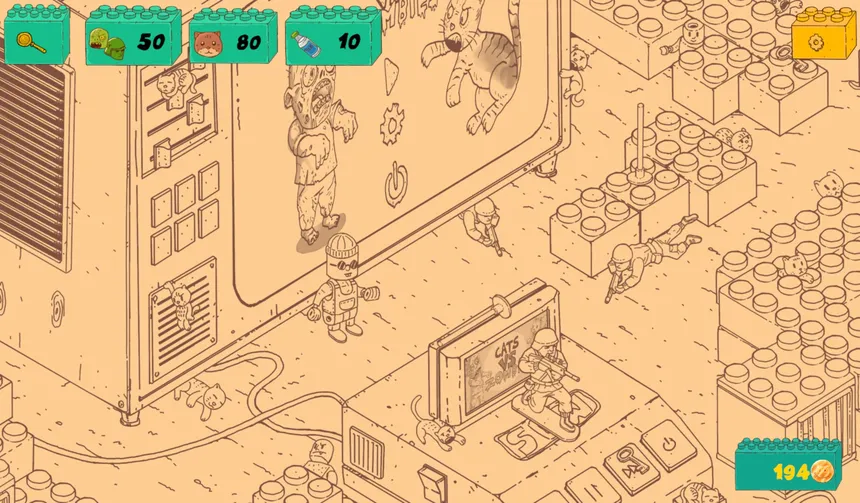 Скриншот 6 к игре Tiny Cats vs Toys