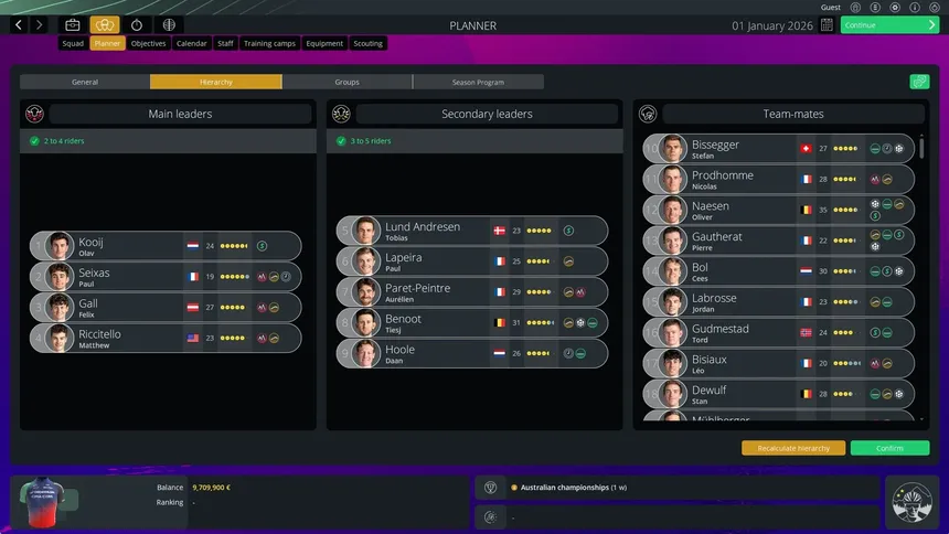 Скриншот 1 к игре Pro Cycling Manager 26