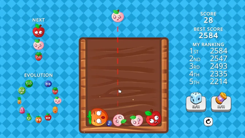 Скриншот 7 к игре Suika Evolution: Shake & Merge