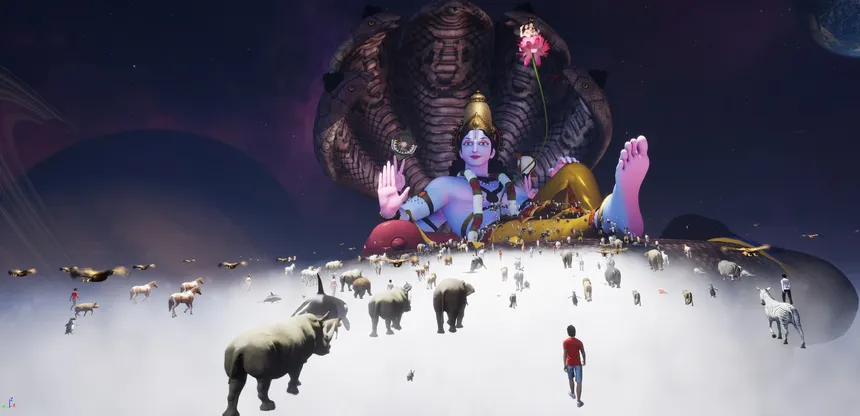 Скриншот 2 к игре The Worlds of Narayana VR