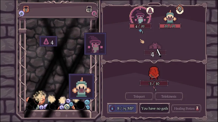 Скриншот 5 к игре Ball, Fall, Dungeon Crawl