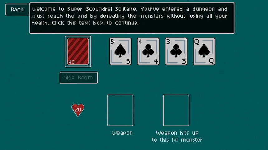 Скриншот 1 к игре Super Scoundrel Solitaire