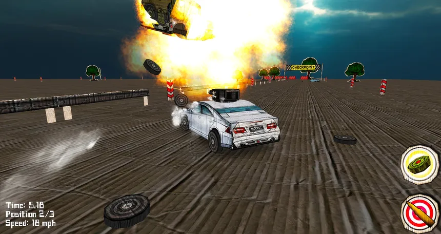 Скриншот 1 к игре Cars and Guns: Paper Parts