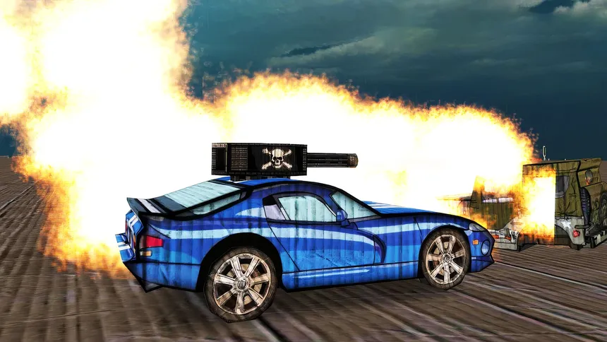 Скриншот 2 к игре Cars and Guns: Paper Parts